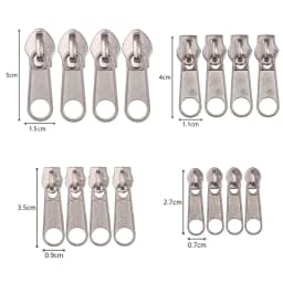 3# 5# 8# 10# Zipper Head Zipper Repair Kit Easy Fix Zipper Slider Head Puller Closure Universal Replacement Broken Wearable