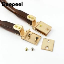 2/4Pcs Deepeel Acrylic Bag Handle U Shape Purse with Metal Ends for Handbag Tote DIY Replacement Hardware Accessories