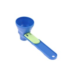 Creative Flling Coffee Scoop Funnel Plastic Reusable Sliding Scoop Funnel 2 in 1 Sliding Design Measuring Spoon Kitchen Gadgets