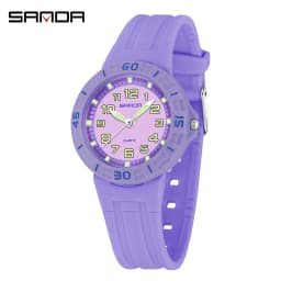 SANDA 6386 Student Quartz Watch 50m Waterproof Luminous Durable Sports Watch for Men and Women Simple and Elegant