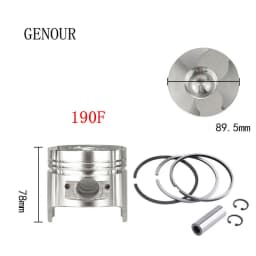 Piston Full Set W/ RING PIN CLIP For KAMA KIPOR 170F 178F 186F 190F 192F Air Cooled 2KW 3KW 5KW 6KW DIESEL Generator Spare Parts