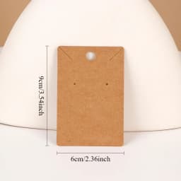 50pcs 6x9cm Self-adhesive Plastic Cello Bag Earrings Display Necklace KeyChain Cards For DIY Making Jewelry Packaging Cardboard