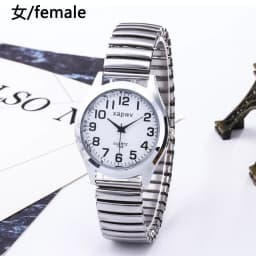 Large Dial Watch Men's Simple Women's Quartz Watch Fashion Casual Arabic Numeral Couple Watch Pair of Men and Women