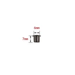 100 Pieces Eyelets for DIY Kydex Sheath Making 7mm Rivet Hand Tool Parts 6x6mm\7x6mm