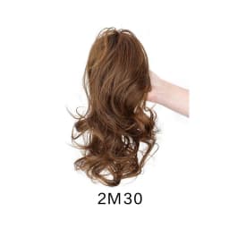H&STAR 14Inch Synthetic Curly Wavy Ponytail Chic Hairpiece with Easy Claw Elegant Style for Women