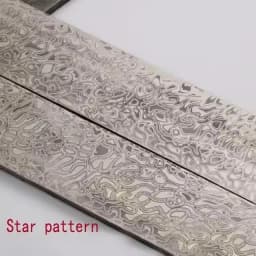 1piece New Pattern Damascus Steel for DIY Knife Making Material VG10 Sandwich Steel Knife Blade Blank Has Been Heat Treatment