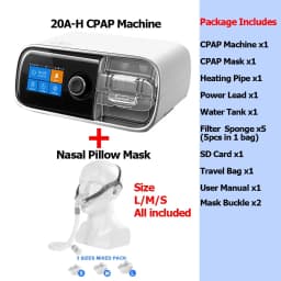 Resoxy DS6/20AH Auto CPAP Machine Automatic Pressure Adjustment Device 28dB Low Noise with SD-card For Home Travel Sleep
