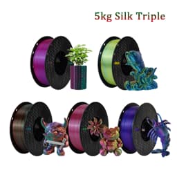 KEEPANG PLA/PETG/SILK/TPU 1.75mm 3D Printer Filament 5/10 Rolls Neatly Wound No Bubble 3D Printing Materials