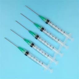 5Pack New 3ML Dispensing Syringe With 18Ga 1.5" Blunt Tip Needle Stainless Steel Dispense Needles For Mixing Liquid