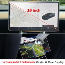 Tempered Glass Film Protector for Tesla Model 3 Highland Model Y Juniper Model Y Performance Rear Center Control Screen