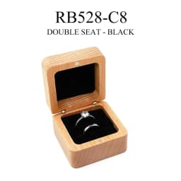 Blank Wood Luxury Jewelry Box Wedding Ring Box Earring Rings Jewelry Organizer Bracelet Package Case Jewelry Anniversary Gift