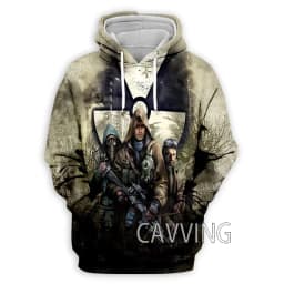 New Fashion Stalker Game 3D Printed Clothes Streetwear Men Hoodies Sweatshirt Fashion Hooded Long Sleeve Pullover Tops