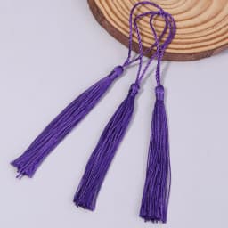 30pcs 13cm Hanging Rope Polyester Tassel Fringe Soft Flossy Tassel For DIY Bookmark Keychain Pendants Jewelry Making Accessories