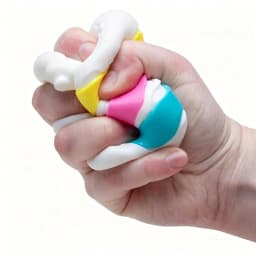 Needoh Peace O' Cake Sensory Toy Soft Non-toxic TPR Stretch Squishy Stress Release Squeeze Toy for Desktop Daily Decompression
