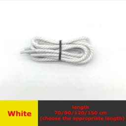 1 Pair Round Shoe Laces Leather Waxed Shoelaces Outdoor Leisure Boots Shoelace Adult Unisex Shoe Lace 60/90/120/150CM