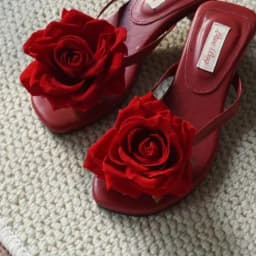 1 Pair Simulation Coloful Thai Fairy Butterfly Flower Shoe Buckles Butterfly Orchid Phalaenopsis Shoe Flower Sandals