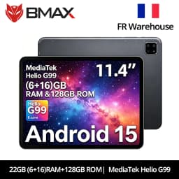 BMAX I12 Power Tablet 11.4" 2.4K IPS 90Hz Display MediaTek Helio G99 8-core 22(6GB+16GB) RAM 128GB ROM 8000mAh Type-C Android 15 Tablets 4G LTE GPS WiFi Support Dual SIM