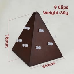 Right Grand High Quality Beech Wooden Display for 14G 16G Nipple Belly Button Nose Hoop Clicker Segment Ring Piercing Jewelry