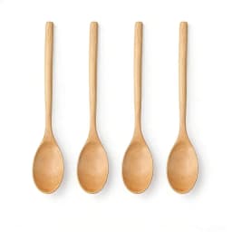 2pcs Wooden Spoon Tableware Kitchen Cooking Utensil Tools Soup Tea Spoon Catering Cooking Tool Coffee Soup Teaspoon Honey Spoon