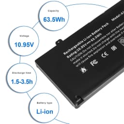 Battery A1278 A1322 for Apple MacBook Pro 13"" [Mid 2012 2010 2009 Early 2011 Late 2011] - High Performance