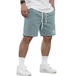 Mens Summer Solid Color Casual Shorts and Lightweight Beach and Fitness Bottoms Loose Fit Work Gym Shorts for Everyday Wear