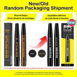Beard Filling Pen Kit Beard Enhancer Brush Beard Coloring Shaping Tools Waterproof Black Brown Hair Pencil Man Cosmetic