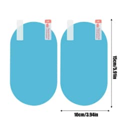 1 Pair Car Rear View Mirror Waterproof Film Car Rearview Mirror Rain Film Clear Sight In Rainy Days Auto Accessories