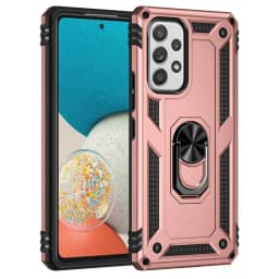Shockproof Bumpers Armor Case For Samsung Galaxy S24 S23 S22 Ultra S21 S20 FE 5G S8 S9 S10 Plus Note 20 10 Metal Ring Cover
