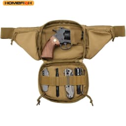HOMEFISH New Outdoor Multi-Functional Waist Pack, Tactical Sports Bag, Cycling & Commute Crossbody Bag