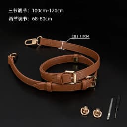 Custom Leather Bag Strap Adjustable Shoulder Straps Replacement Crossbody Long Bag Belt Women Handbag Belt Accessorise 100~120cm
