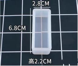 Crystal UV Epoxy Square Rectangular Mold Silicone High Mirror Cubes Handmade Jewelry Making Tool Decoration Craft Display