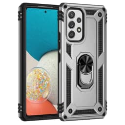 Shockproof Bumpers Armor Case For Samsung Galaxy S24 S23 S22 Ultra S21 S20 FE 5G S8 S9 S10 Plus Note 20 10 Metal Ring Cover