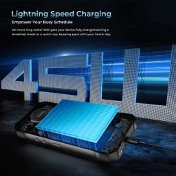 Oukitel WP61 5G Rugged Phone 36(12GB+24GB)+512GB Android 16 6.78'' HD+ Display 1200-Lumen Camping Light 20,000mAh 45W 108MP NFC