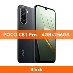 POCO C81 Pro Smartphone Global Version 6.9" 120Hz display 6000mAh Battery 15W 13MP Camera UNISOC T7250