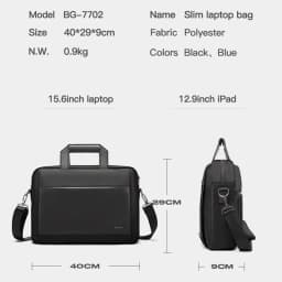 Bange Briefcase for Men Laptop Bag Retro Travel Messenger Man Bags 15.6 in High Capacity Computer Shoulder Bag Male Briefcase