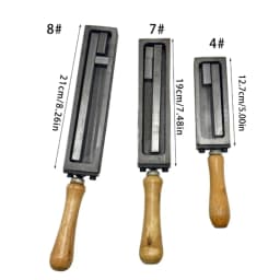 Iron Bar Molds Crafting Moulds Gold and Silver Ingots Molds Professional Jeweler Equipment Metal Melting Tool for Metal