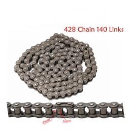 428 -106/108L/140 Chain For 70 90 110cc 125cc 140cc 150cc 250cc Taotao SSR Coolster Pit Bike Quad ATV