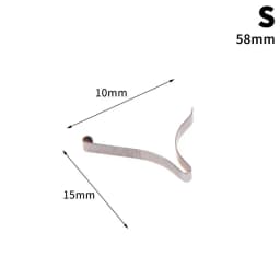 1/2Pcs Scissors Accessories Clip Spring For 58mm 91mm Knife 301 Stainless Steel Spring