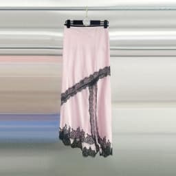 CHICEVER Hit Color Sexy Patchwork Lace Hollow Skirts For Women High Waist Split Temperament Asymmetrical Midi Skirt Female Style