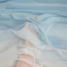 Rainbow Gradient Color Chiffon Fabric 30D Organza Tulle Fabric For Diy Ancient Style Hanfu Wedding Dress Stage Party Decor