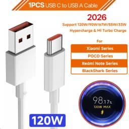 For Xiaomi USB Type C Cable 6A 120W 67W Charger Cable for Xiaomi 15T 15 14 13 12 11 Lite Ultra Redmi Note 14 13 Pro Plus POCO X7