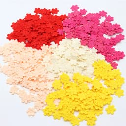 2cm cloth five-petal flower embossing DIY children's hair accessories hairpin jewelry small flower cloth accessories 100pcs/pack