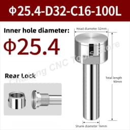 Saw Milling Cutter Slitting Saw Arbor Blade Holder CNC Slotting Machining Metal Cutting Tool Front Rear Lock 5 6 8 10 13mm