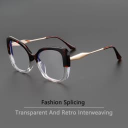 New Minimalist Anti Blue Light Flat Glasses Protective Goggles That Can Also Be Worn Without Makeup Decorative Metal Glasses