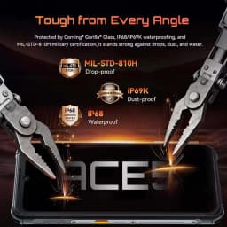 [Shipping From Poland] Cubot KingKong ACE 5 Android 16  10200mAh Rugged Smartphone 20GB(8+12) RAM 256GB ROM 6.745" 120Hz NFC