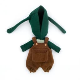 Handmade Cute Ob11 Doll Clothes Suit Ob11 Animal Hat Overalls Dolls Casual Sweater For Ymy, Obitsu 11, Molly, Gsc, 1/12 Bjd Doll