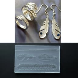 Unique Handmade Ring Creation Silicone Mold Unique Mold for Silver Clay Artisans A0KD