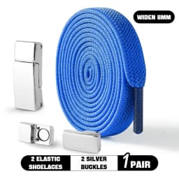 Magnetic Lock Shoelaces without ties Elastic Laces Sneakers No Tie Shoe laces Kids Adult Running Tennis 8mm Width Flat Shoelace