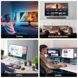 MSECORE MQ50 Mini PC AMD Ryzen 9 7940HS Radeon 780M DDR5 NVMe SSD WiFi6E BT5.3 Dual 2.5G LAN Triple 4K HDMI AI Gaming Office