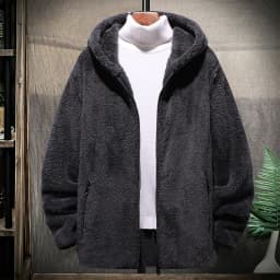 High Quality Fleece Jackets for Men Autumn Winter Fashion Warm Casual Hooded Coats Loose Zipper Hoodies Oversized Sweatshrts 8XL
